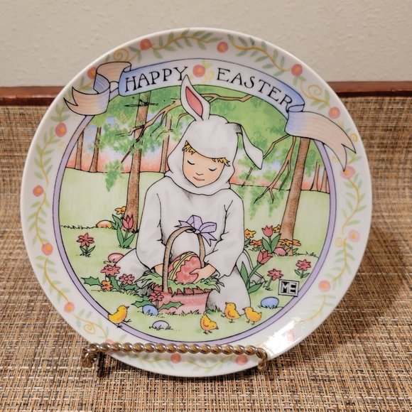 Mary Engelbreit Other - Vintage 1991 MARY ENGELBREIT Applause "Happy Easter Bunny" Decorative Plate 6.5”